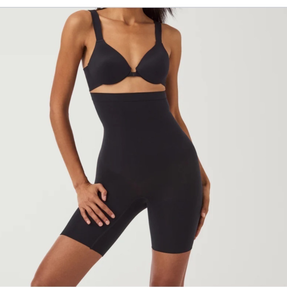 Spanx Black Seamless Higher Power Short Xl